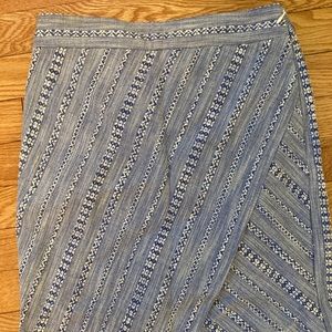 Ann Taylor Loft Printed Asymmetrical Skirt